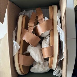 Nisolo Tan Platform Sandals
